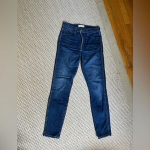 Madewell size 27 high waist 10” skinny jeans